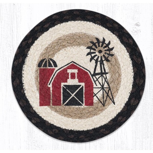 Capitol Importing Co 10 x 10 in MSPR313 Windmill Printed Round Trivet 80313W